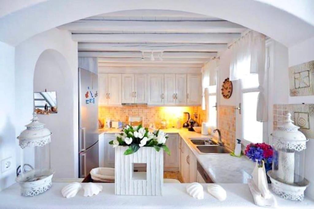 Mykonos Sea View Luxury Villa By Calypso Sunset Villas Mykonos Town Eksteriør bilde