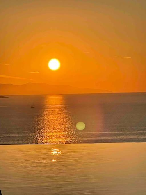 Mykonos Sea View Luxury Villa By Calypso Sunset Villas Mykonos Town Eksteriør bilde
